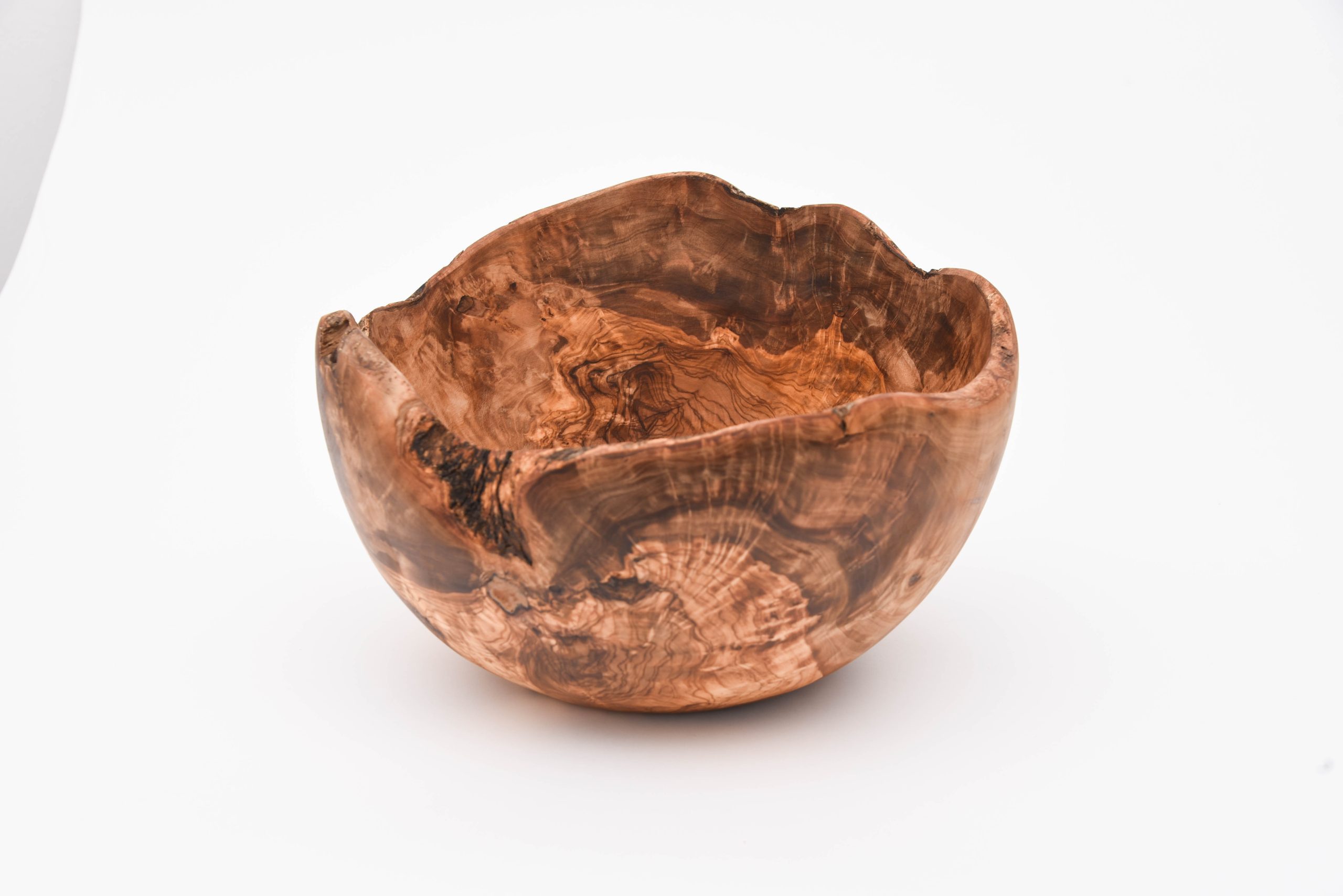 Olive Wood Bowl – Natural Salad Bowl