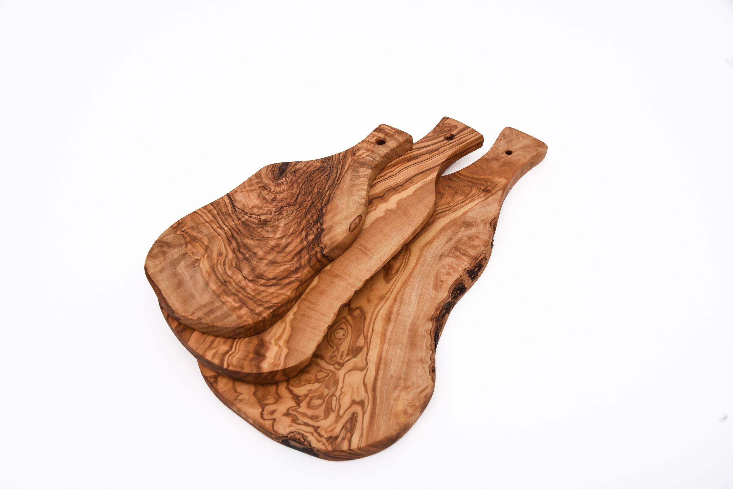 Olive Wood Charcuterie Board with Handle