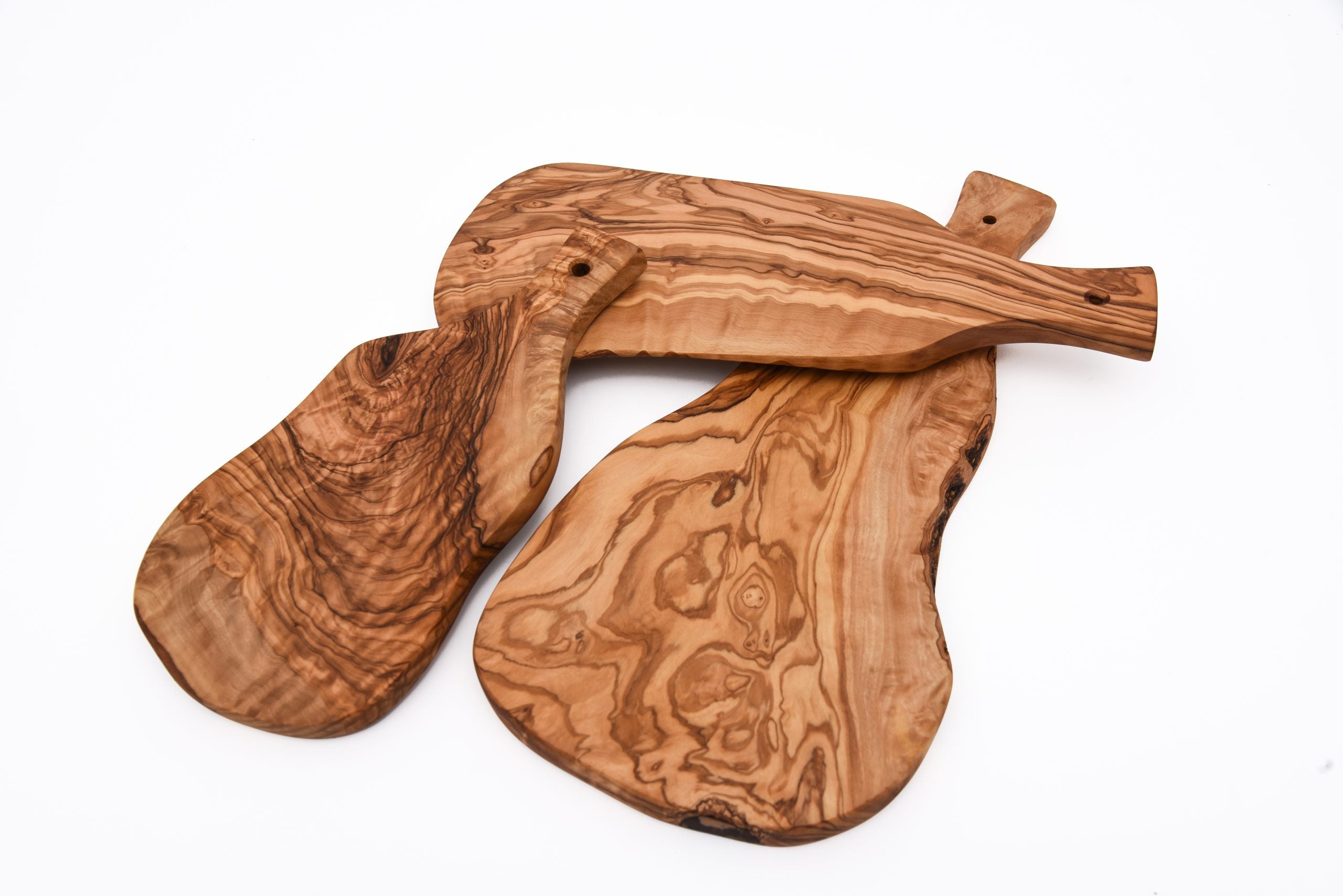 Olive Wood Charcuterie Board with Handle