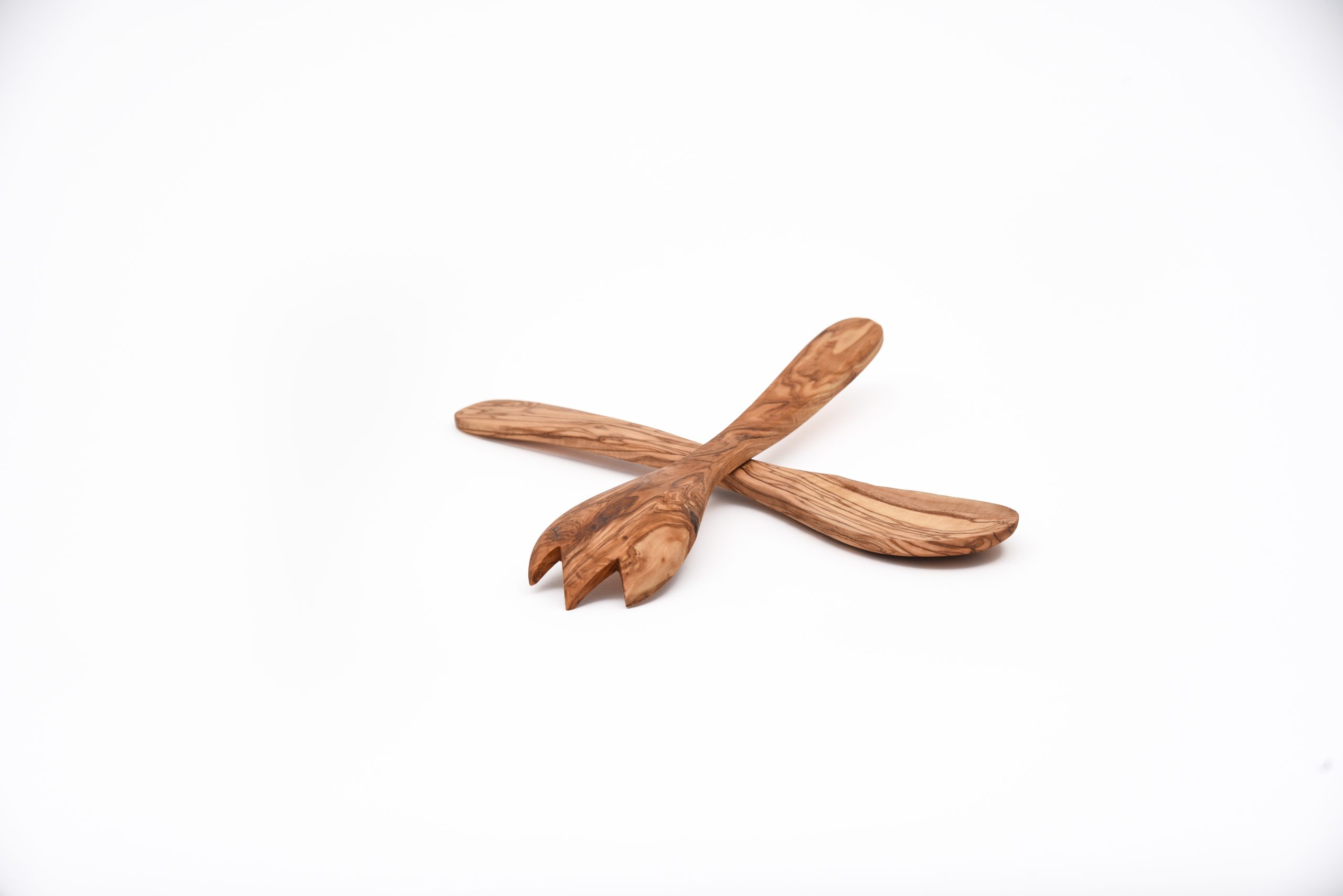 Olive Wood Salad Servers-Serving set